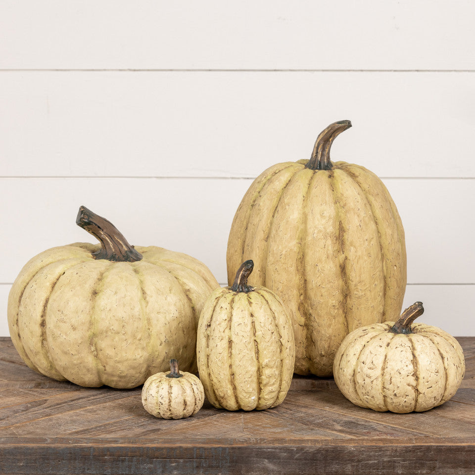White Tall Pumpkin 7.5"