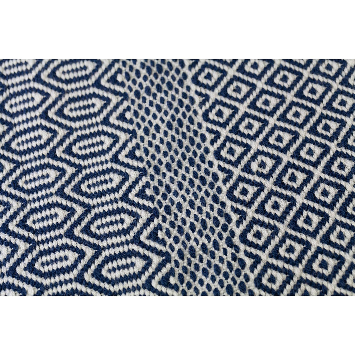 Charlotte Outdoor / Indoor Rug: Navy / 2x3