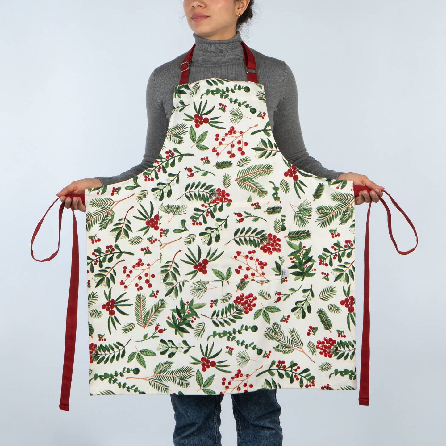 Winterberry Christmas Chef Apron