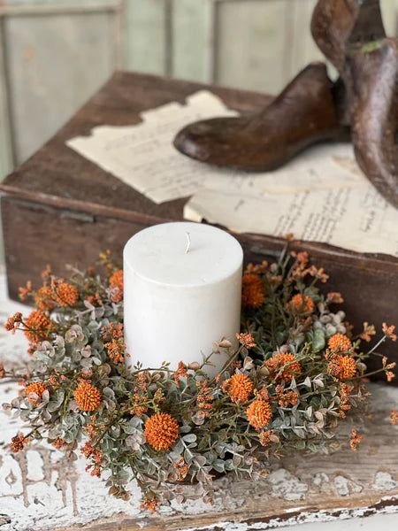 Fall Garden Candle Ring | 14"