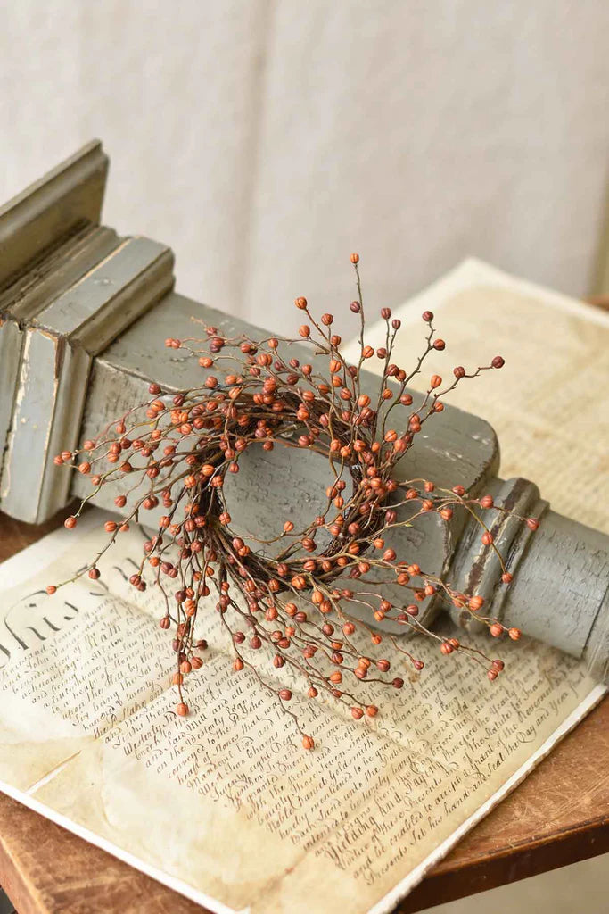 Heart Berries Candle Ring | 12"