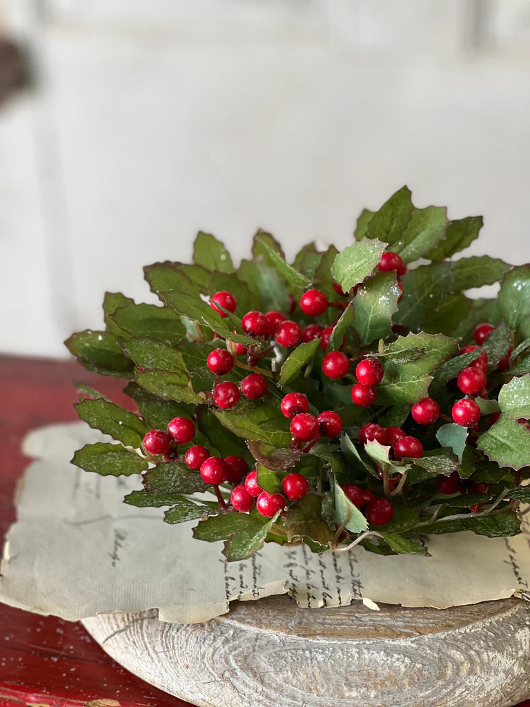 Holly Half Sphere | 10"