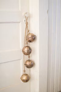 String of Brass Finish Bells