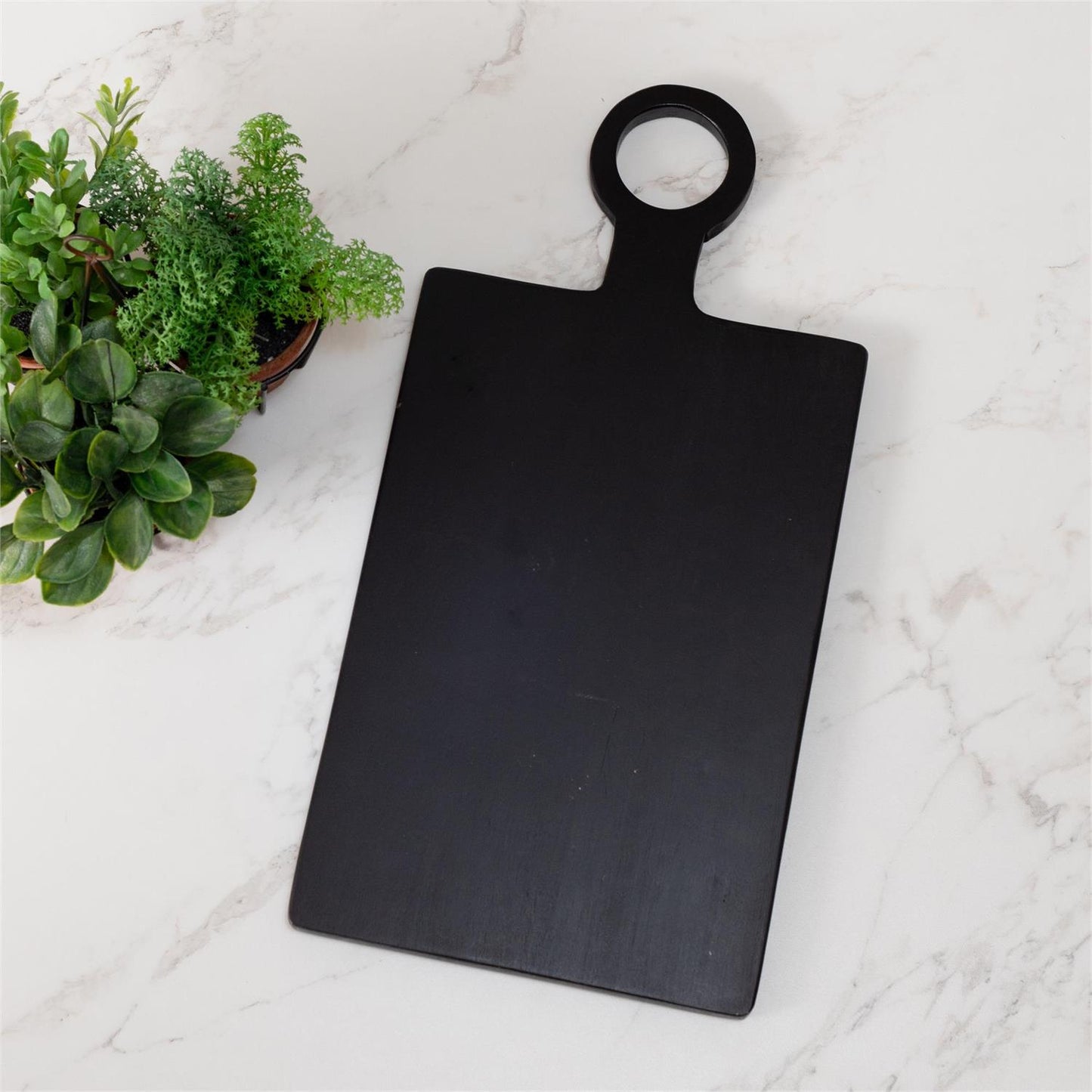Black Rectangle Serving Board