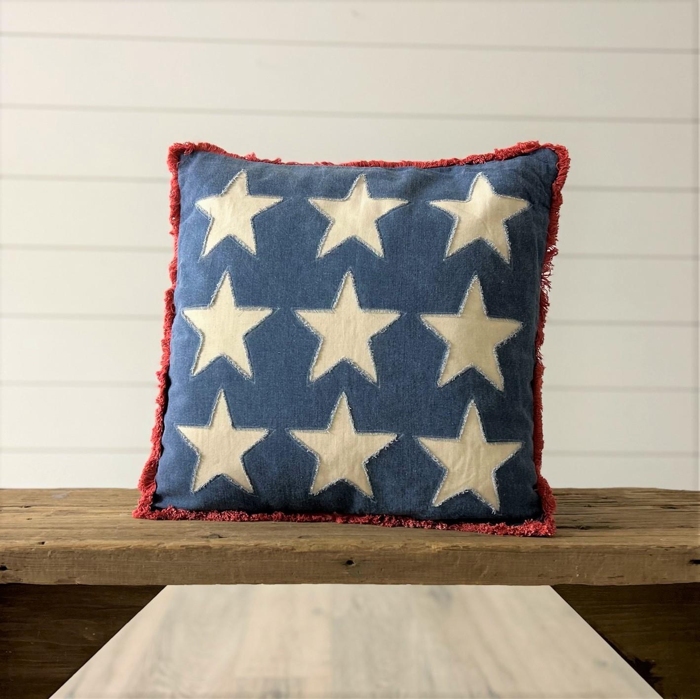 Americana Stars - Stonewashed Pillow