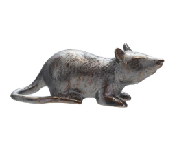 Stoneware Rat Metallic Glaze