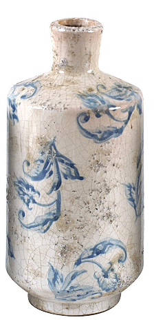 Terracotta Vase with Pattern, 3 Styles