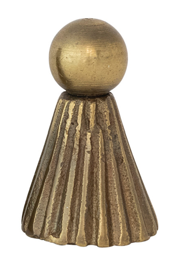 Cast Aluminum Bell Shaped Candle Snuffer, Antique Gold Finish, 3 Styles