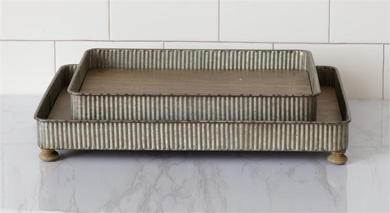 Trays - Corrugated Metal