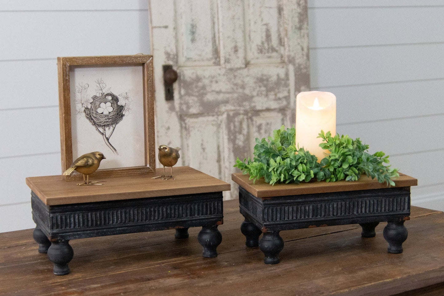 Footed Risers w/ Metal Edges