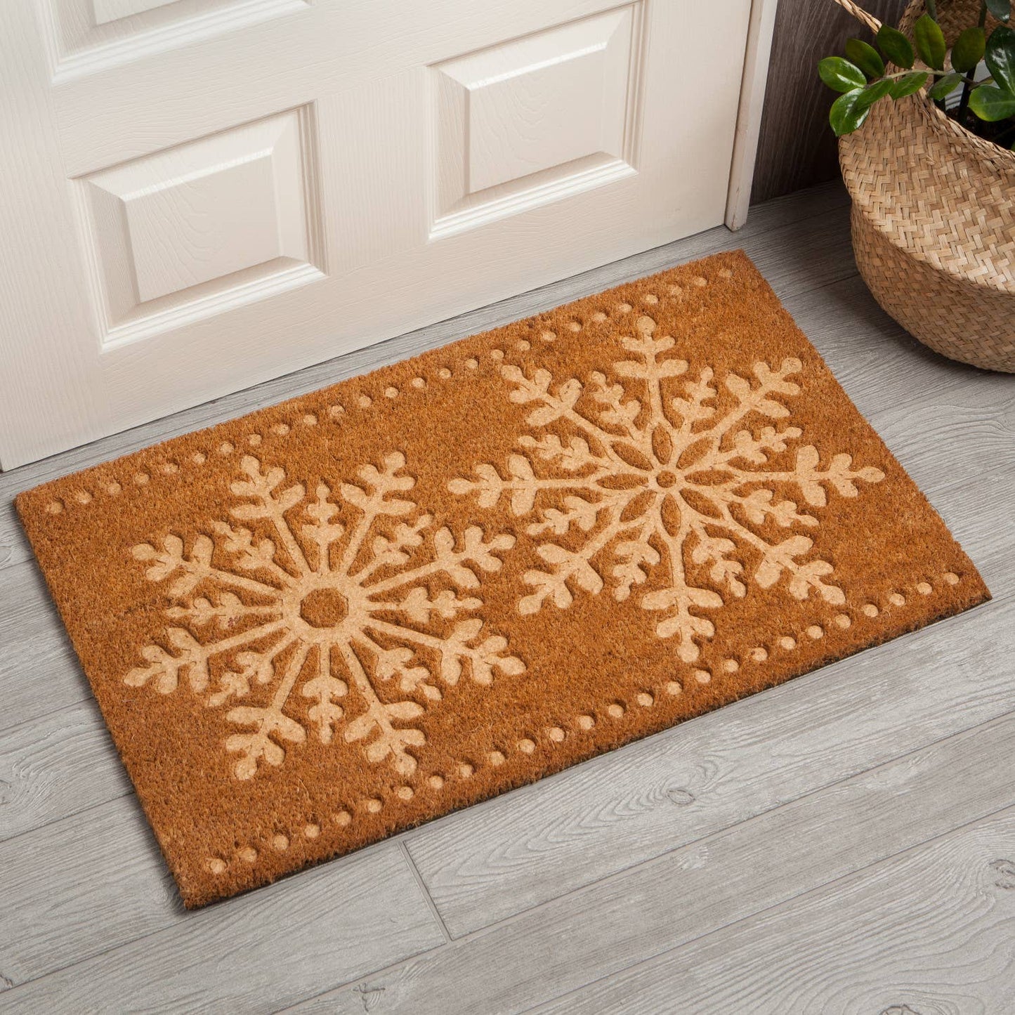 Good Tidings Christmas Coir Doormat