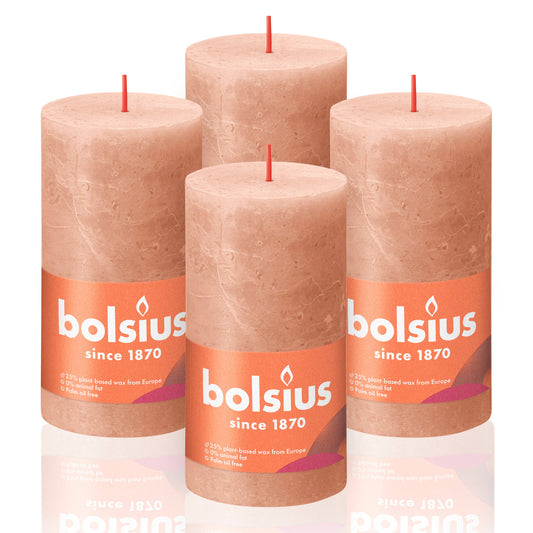 Rustic Pillar Candle | Creamy Caramel | 2.75 X 5"