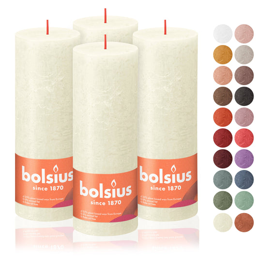 Rustic Pillar Candle | Ivory | 2.75 X 7.5"