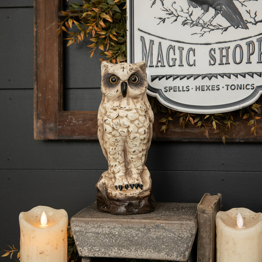 Vintage White Owl