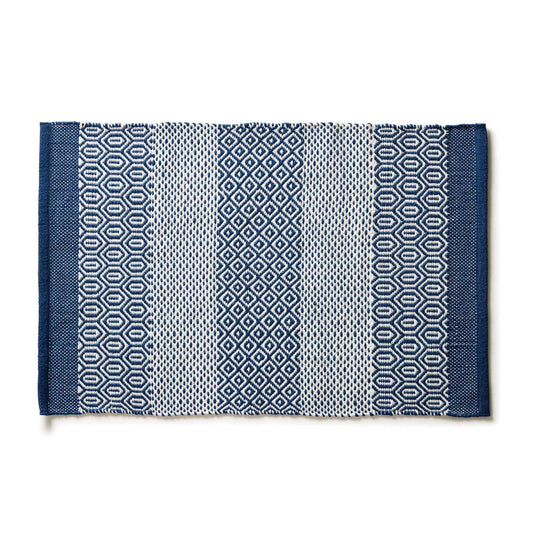 Charlotte Outdoor / Indoor Rug: Navy / 2x3