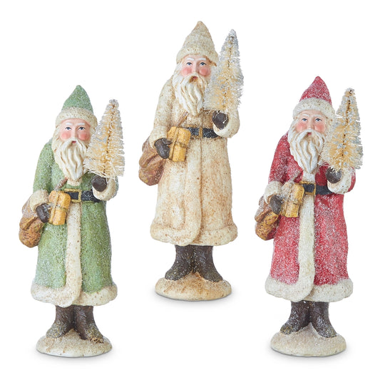 Glittered Santa | 8.5"