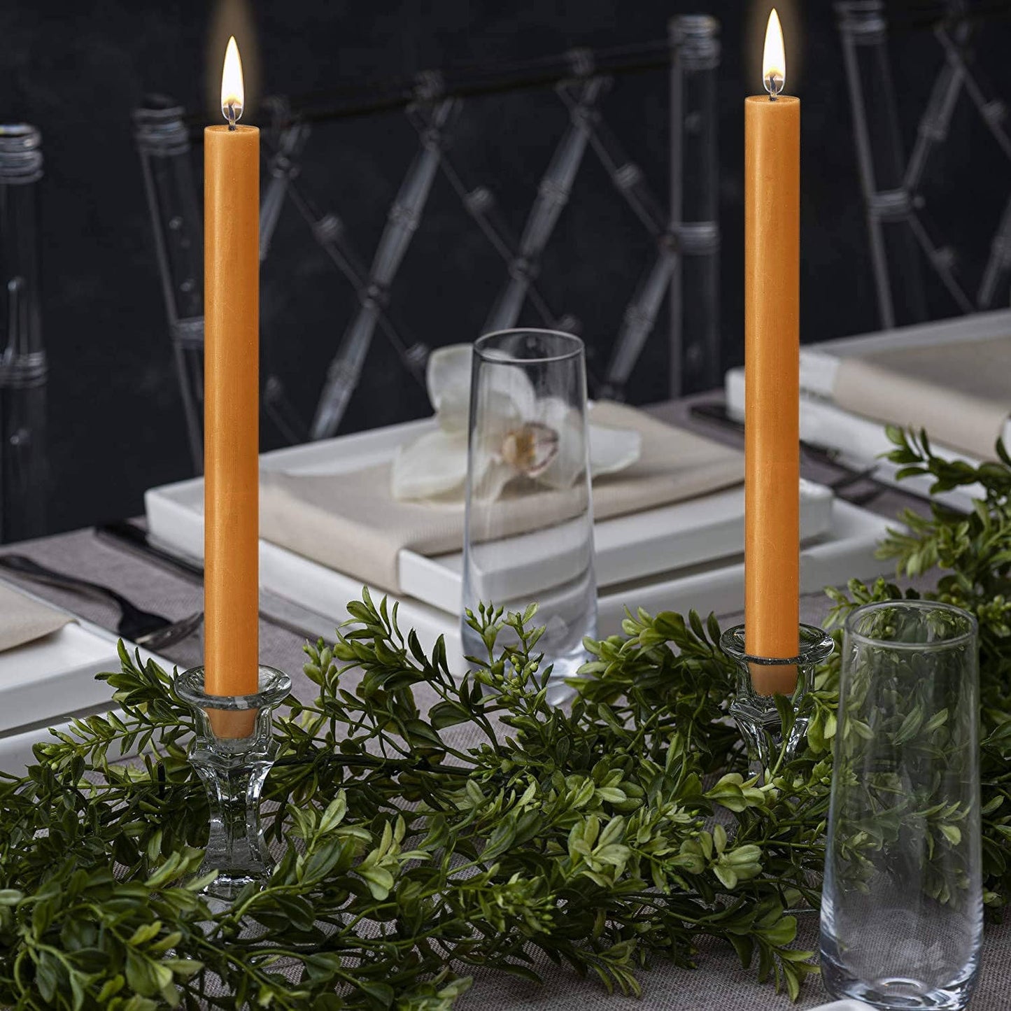 Rustic Taper Candles | Honeycomb Yellow | 10.5"