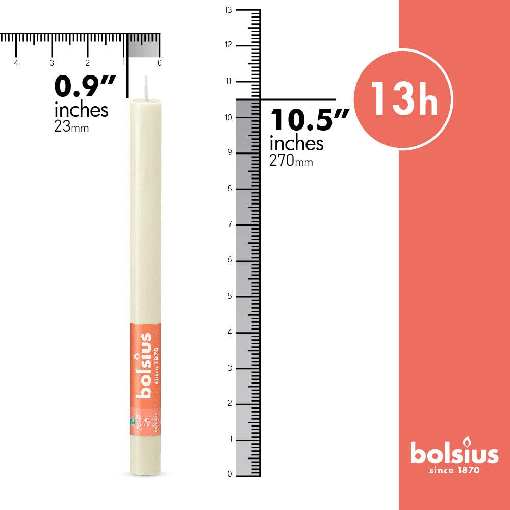 Rustic Taper Candles | Honeycomb Yellow | 10.5"