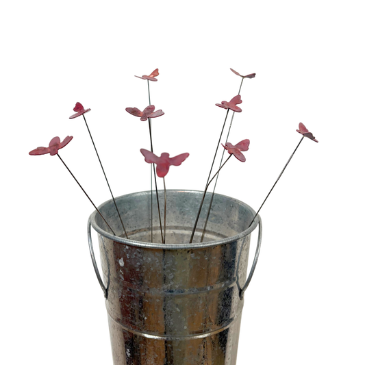 Small Natural Copper Bee Stakes