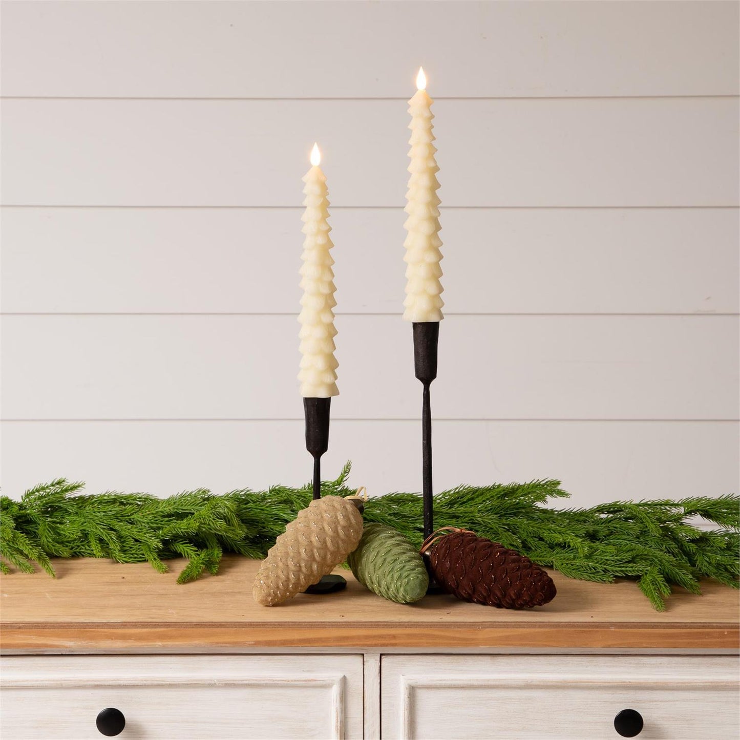LED Candle - Ivory Christmas Tree Taper