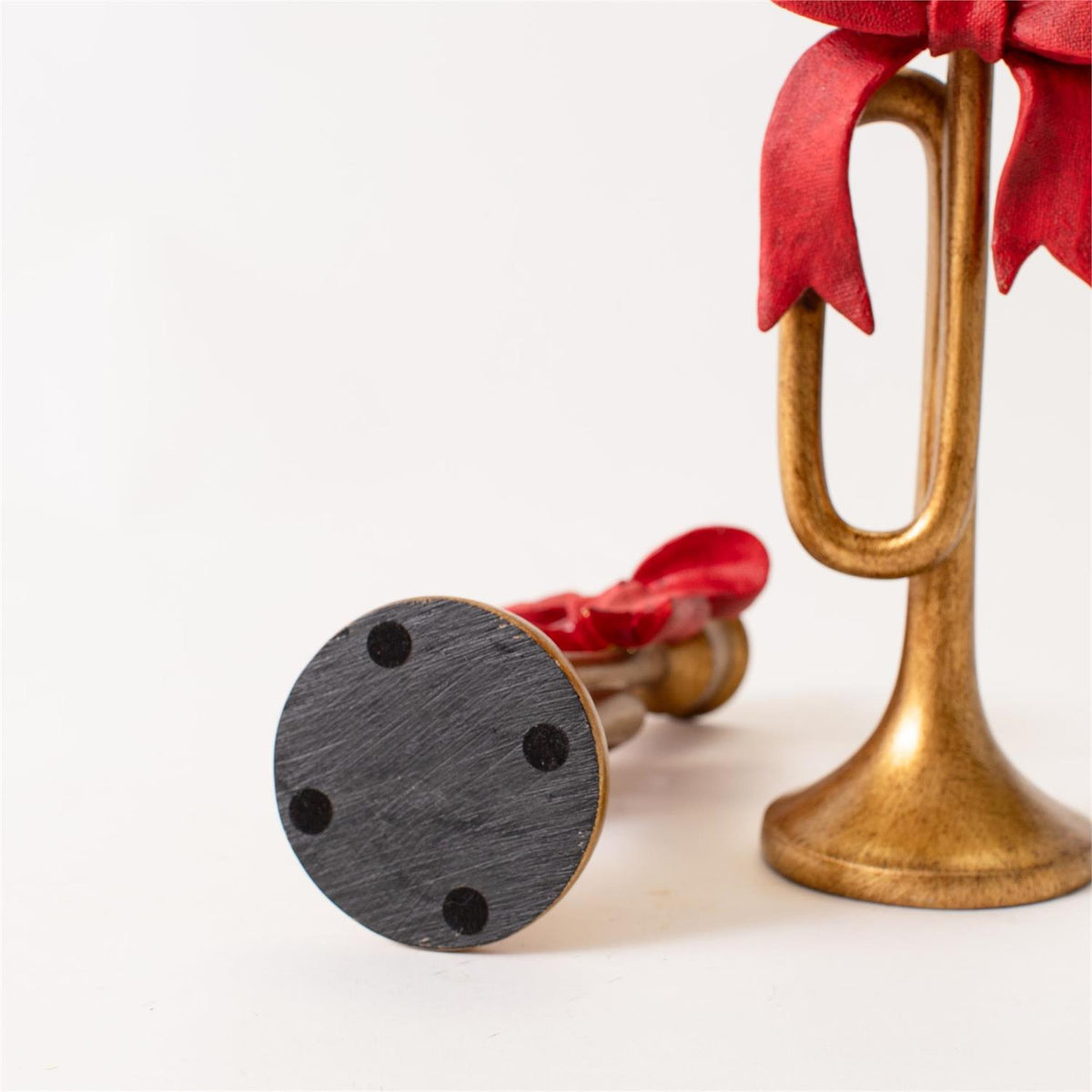 Holiday Bugle Candle Holder