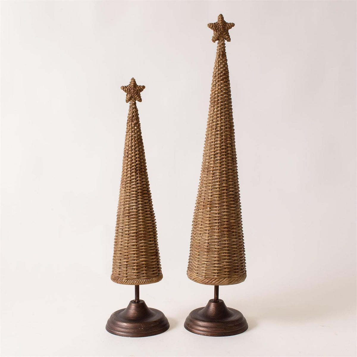 Wicker Look Christmas Tree