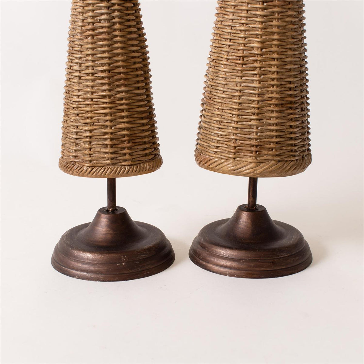 Wicker Look Christmas Tree