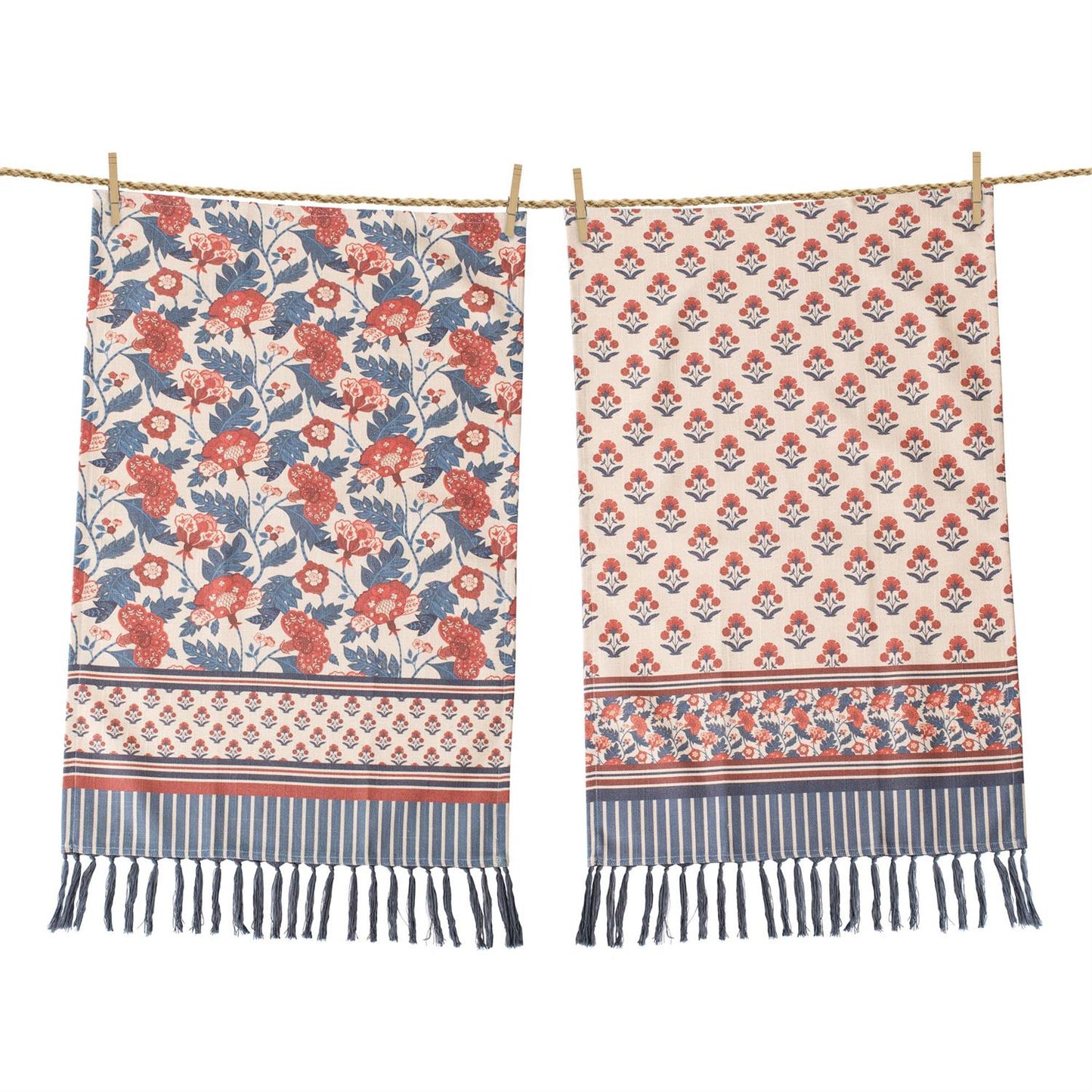 American Floral Tea Towels