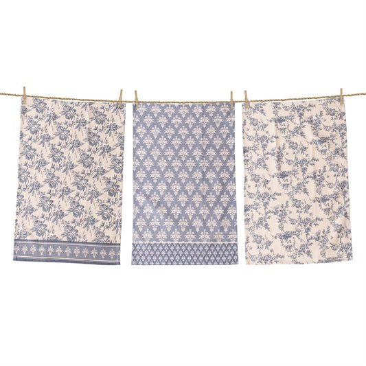 French Blue Tea Towels