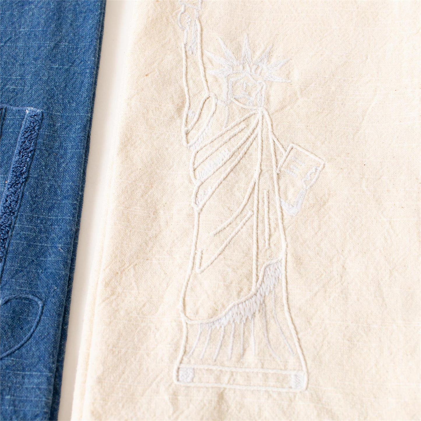 Patriotic Stonewashed Tea Towels