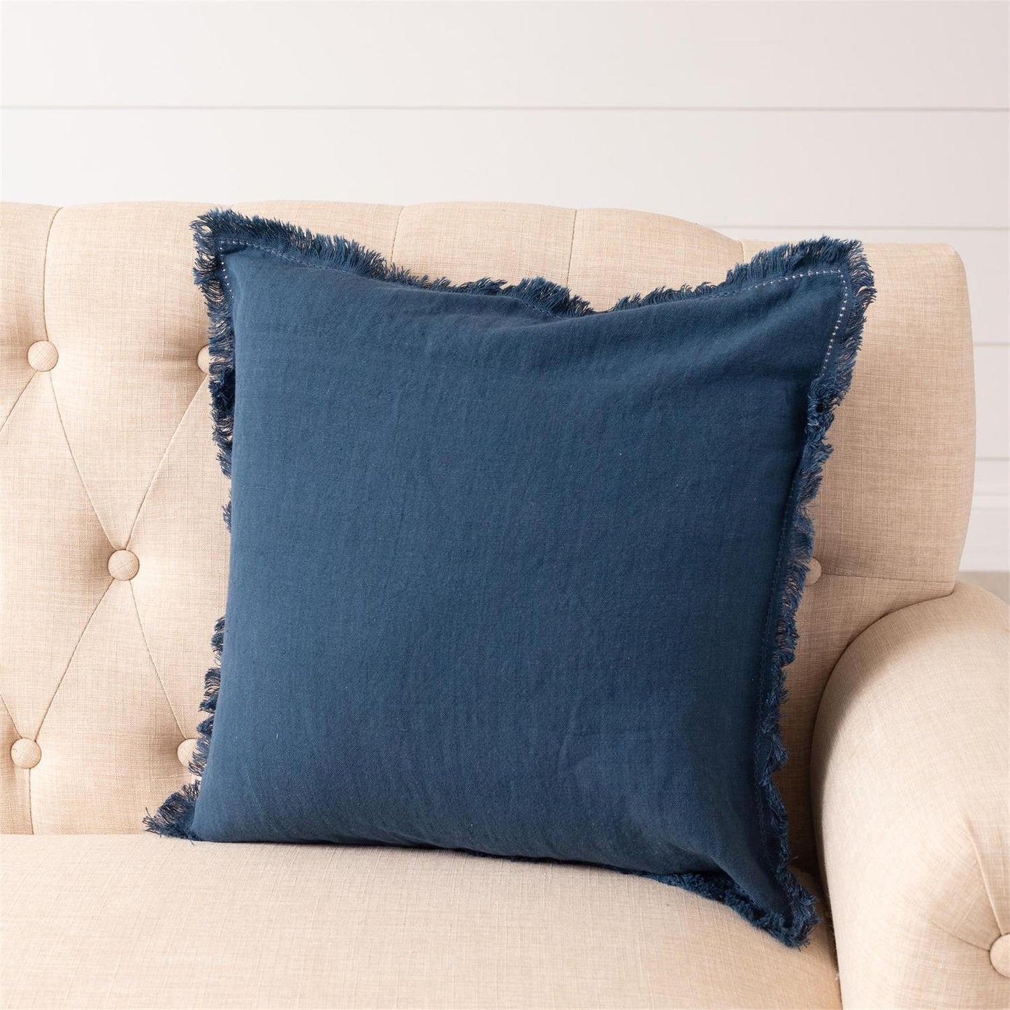 Stonewashed Linen Blend, Blue