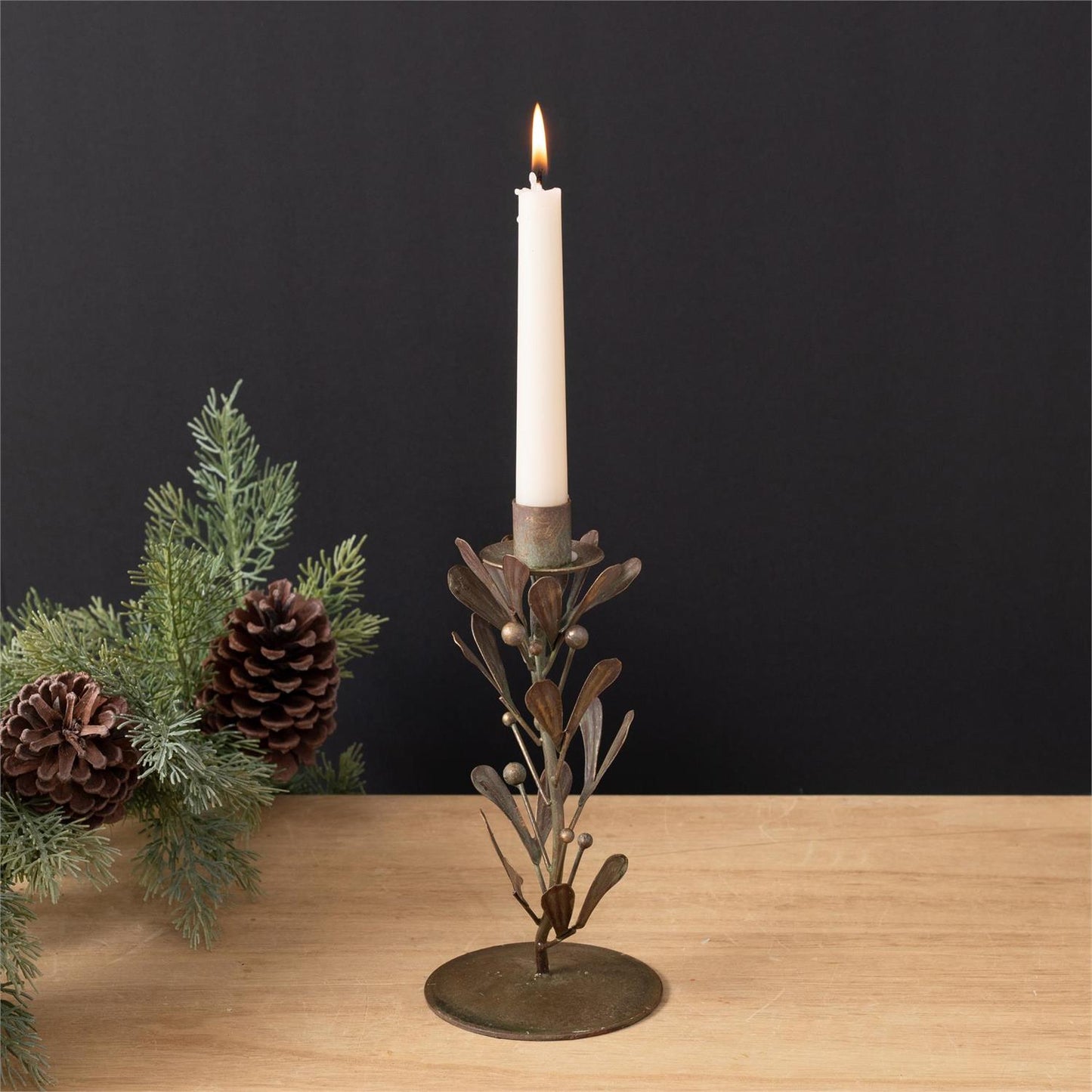Mistletoe Candle Holder