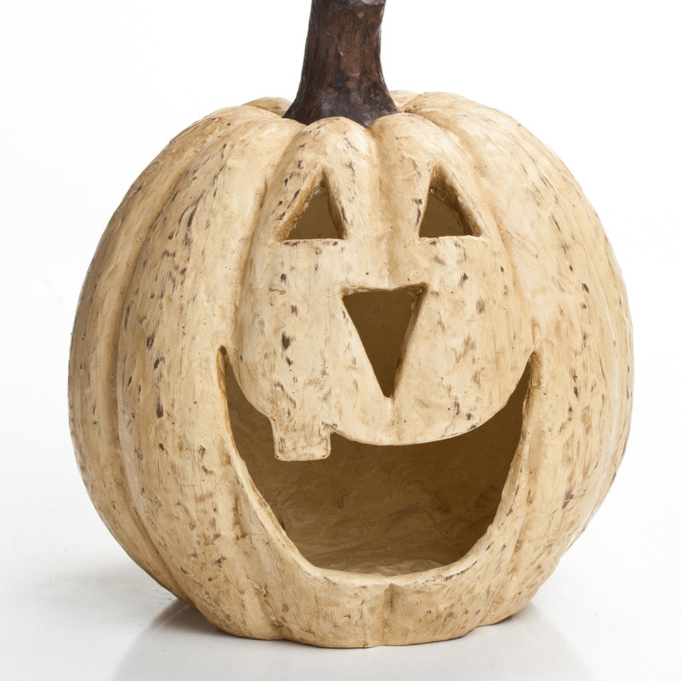 Beige Big Mouth Pumpkin | 11"