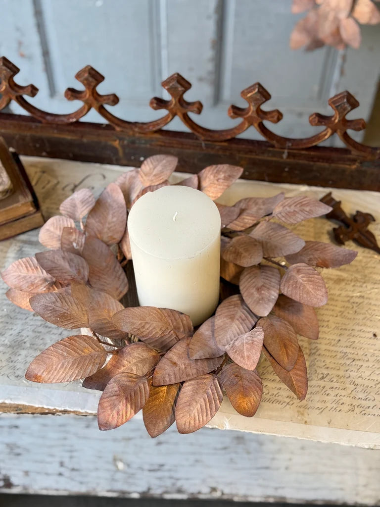 Burnished Branches Candle Ring | 6.5