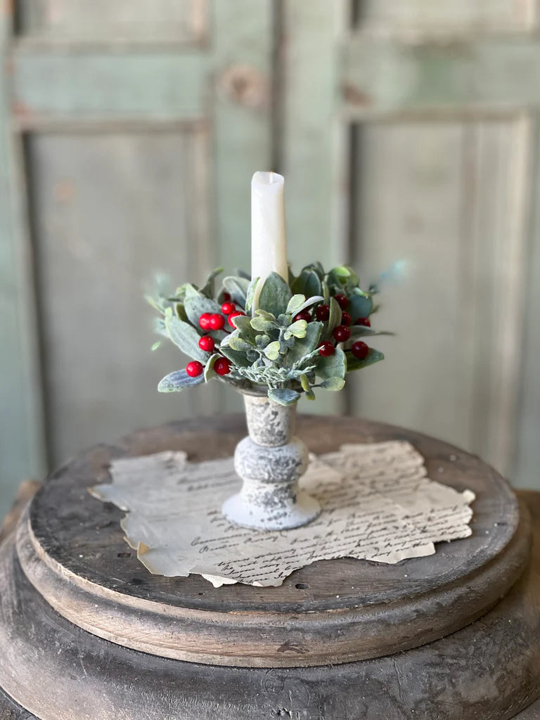 Berry Bright Greens Candle Ring