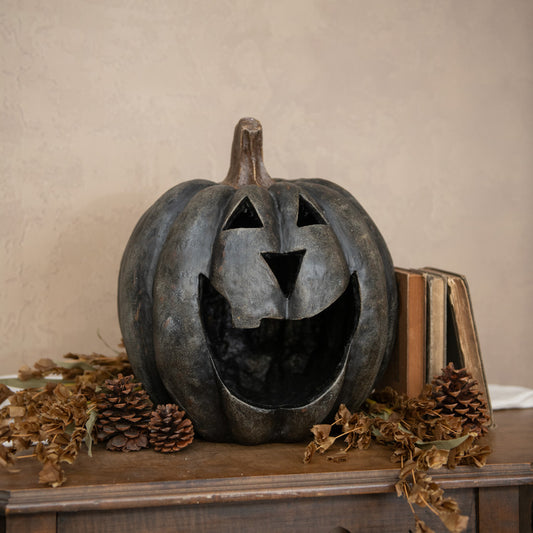 Black Big Mouth Pumpkin | 15"