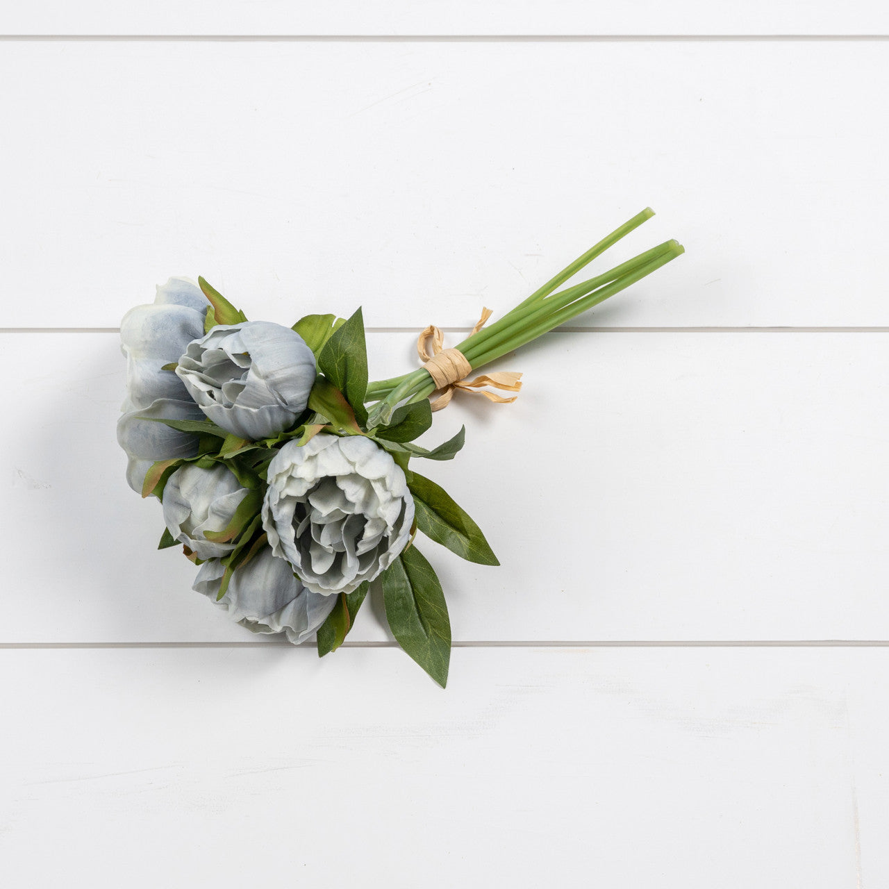Dusty Blue Peony Bundle | 12"