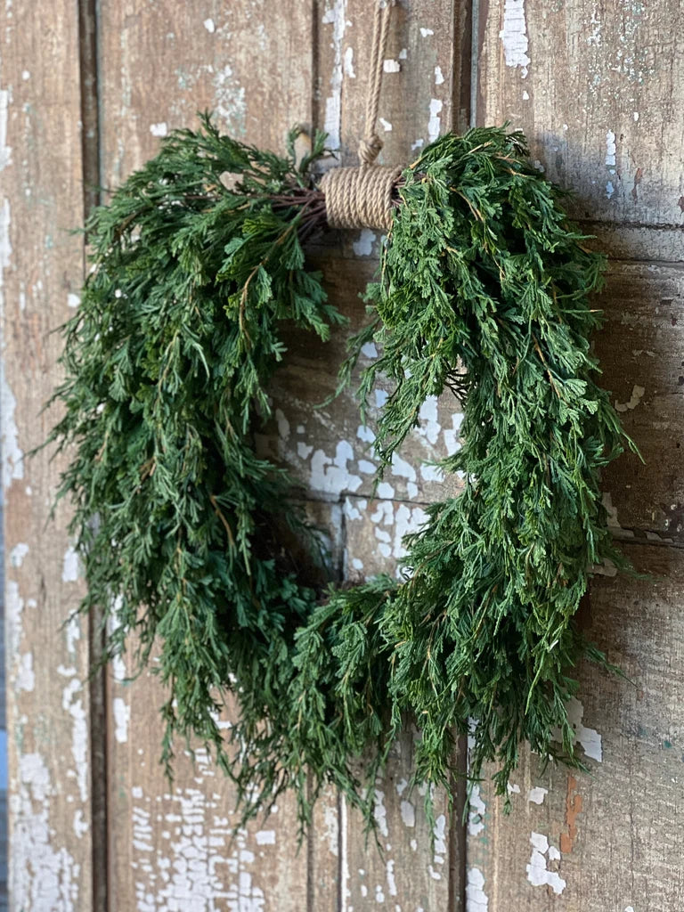 Emerald Falls Hanging Wreath | 24"