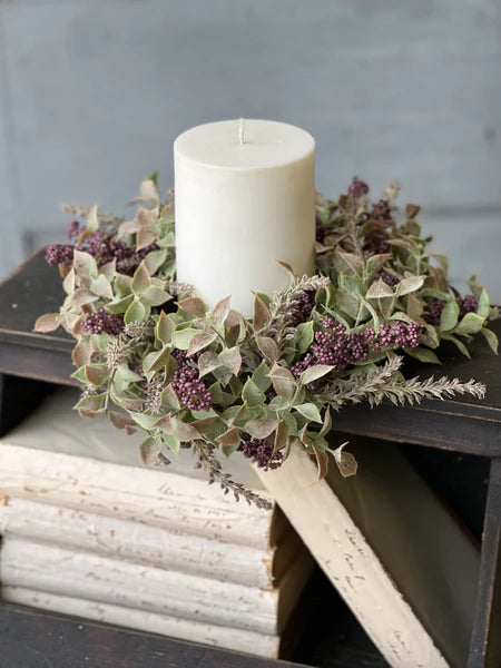 Autumn Herbs Candle Ring | 6"
