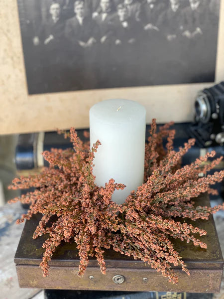 Fall Heather Candle Ring | 9"