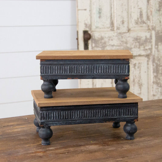 Footed Risers w/ Metal Edges