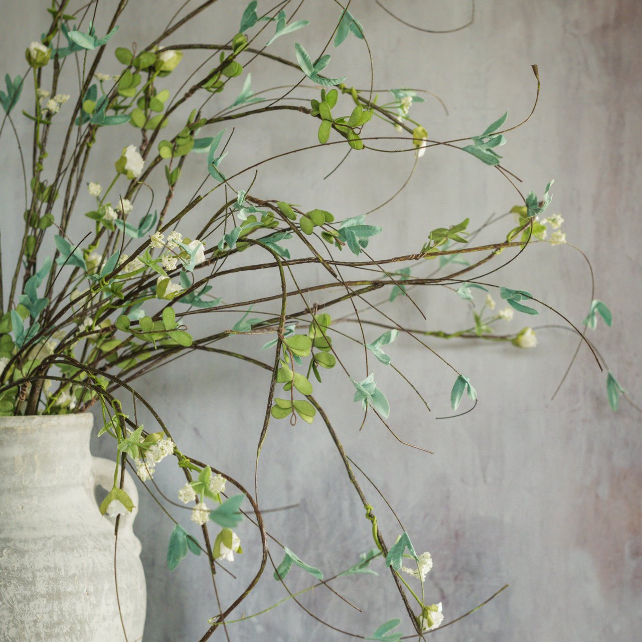 Boxwood & Cream Wildflower Bush | 37"