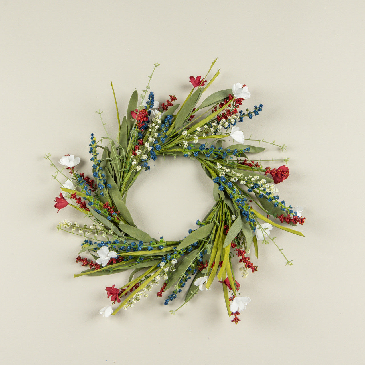 Red, White & Blue Candle Ring | 16"