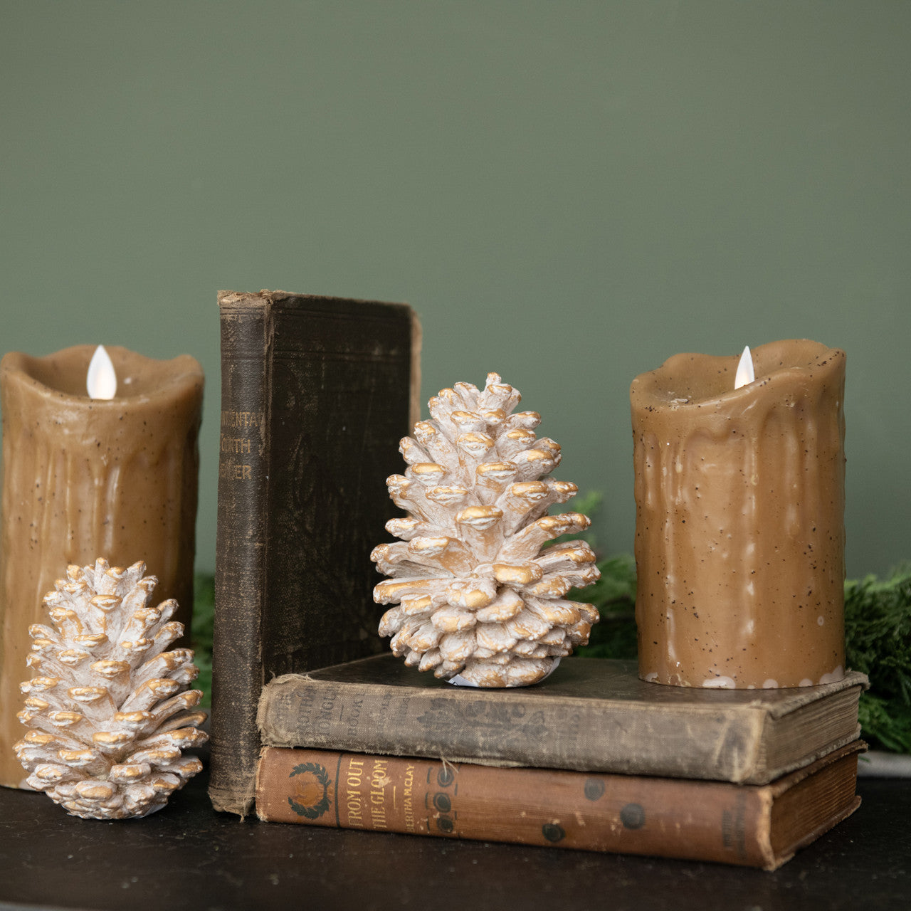 Gold Pinecones