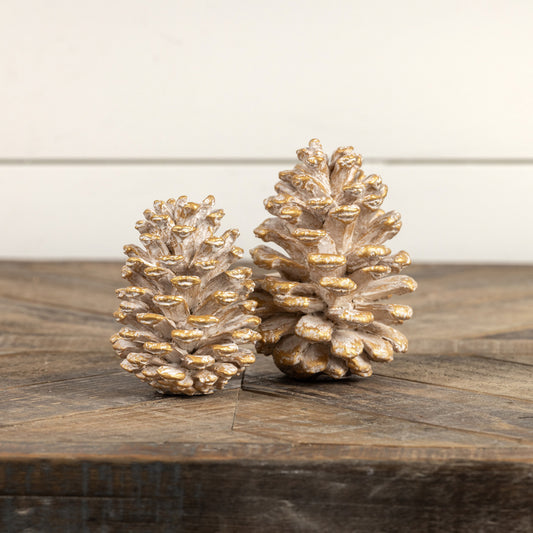 Gold Pinecones