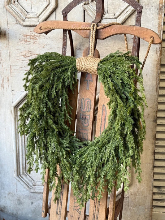 Greenwood Valley Hanging Wreath | 22"