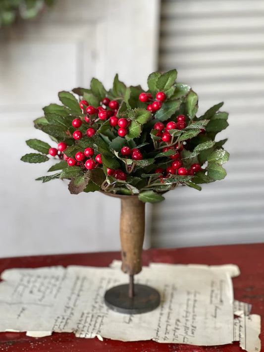 Holly Half Sphere | 10"