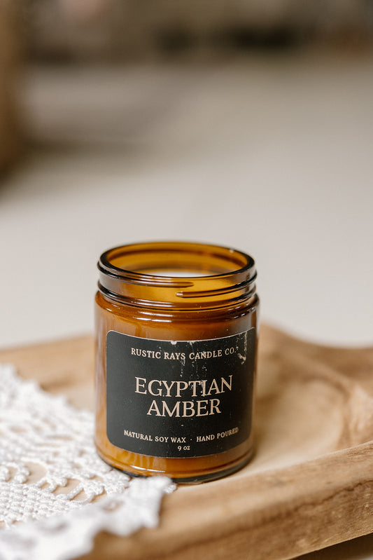 Egyptian Amber Candle