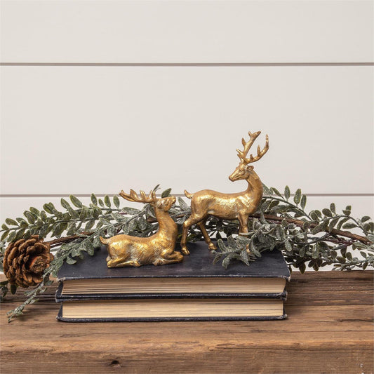 Mini Gold Deer Figurines