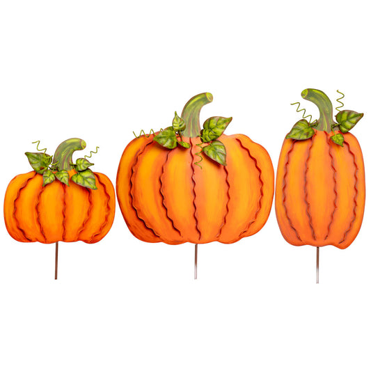 Ribbon Pumpkins Orange | Medium